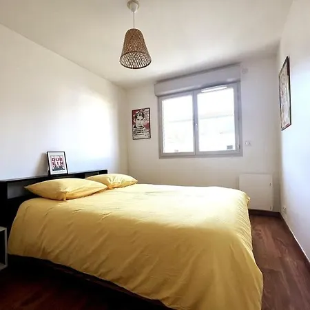 Appartement La Melee T3 Parking, Stade Toulousain, Airbus-airport *